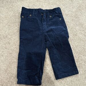 Blue corduroy pants size 6-12 months